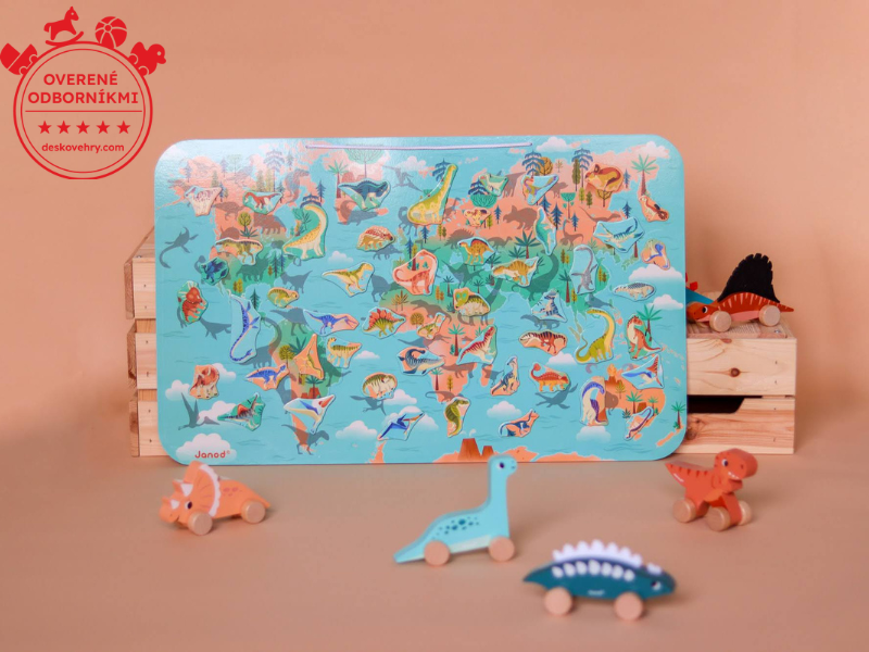 Recenzia: Magnetická hračka Mapa Dinosaury sveta Dino Recenzia: Magnetická hračka Mapa Dinosaury sveta Dino