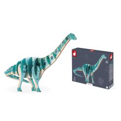 Dreven 3D puzzle pre deti Dinosaurus Diplodocus Dino Janod 42 ks