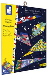 Kreatvna hraka Origami papierov skladaky Lietadl Janod Atelier Sada Mini od 6 rokov