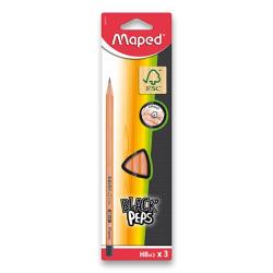 Grafitov ceruzka Black'Peps Maped tvrdos HB balenie 3ks