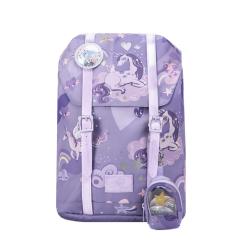 Frii of Norway Ergonomick kolsk taka Retro 22L Unicorn Purple Glitter